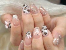 リノネイル(Lino Nail)/ヒョウ柄ネイル