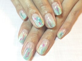 【グリーンミントネイル】