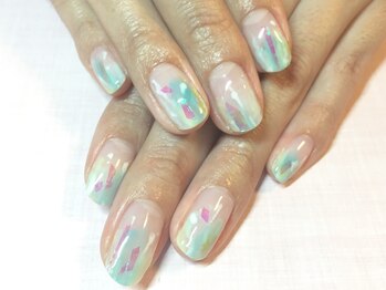 トレス ネイルサロン(3.tres.Nail Salon)/【グリーンミントネイル】
