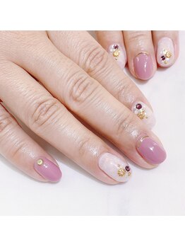 オーブ(AUBE)/シンプルネイル