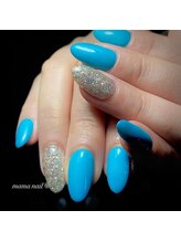 ママネイル(mamanail)/ターコイズネイル