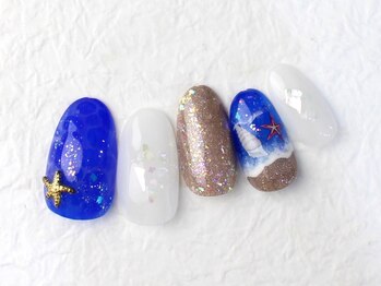 ユースタイル 新宿店(U-style)/海砂浜ネイル