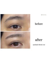 ビビデバビデ(Vivide Vavide)/エクステ+眉カット【同時施術】