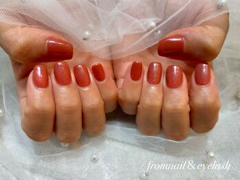 フロムネイルアンドアイラッシュ 神戸三宮(from nail&eyelash)/パラジェル取扱/フィルイン施術