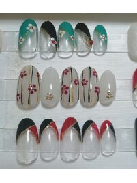 正月成人式ネイル　5500円コース