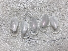 6月定額A 偏光パール上品ネイル