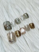 アニー(annie hair design)/フットジェル　定額アートコース