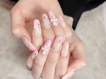 ネルフィーズ(NAILFY's)の写真/【アーケードすぐ☆】SNSで話題の"ピンク好きのピンク好きによるモテカワサロン♪"理想の指先を叶えます★