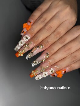 エクアネイルズ(Akuwa nails)/スカルプ3Dアート180分やり放題