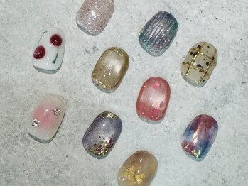 フラハ ネイル アンド アイ(Furaha Nail & Eye)の写真/＜新規◇ハンド シンプルネイル3980円】＞リーズナブル×高技術で行きつけサロンを見つけたい方におすすめ!