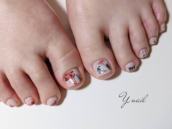 ワイネイル(Y.nail)/キツネの嫁入りデザイン