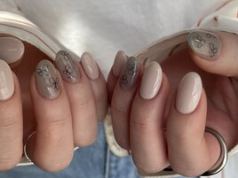 落書き春nail