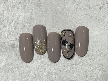 ひまりネイル(ひまりnail)/大人＊フラワーネイル