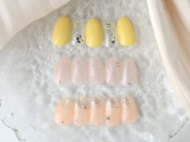 定額アート/透け感ネイル