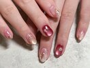 前撮りニュアンスネイル