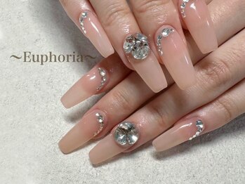 ユーフォリア(Euphoria)の写真/【1本～長さだしOK】深爪/亀裂補強/自爪が折れやすい・薄いetc自爪の形にとらわれず理想の指先を叶えます★