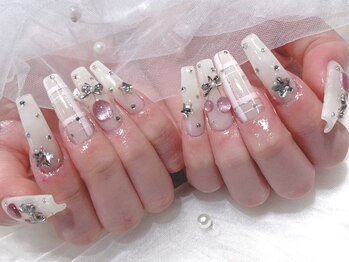 エスフィーネイルサロン リシェル(Esfy nailsalon Richer)の写真/【フリーART☆スカルプ¥14800～/長さ出しジェルチップ¥12800～】自分史上とびっきり可愛い指先に♪