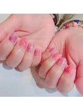 インビテーション(invitation)/ピンクショートネイル☆