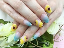 プルミエ ネイル(Premier Nail)/ひまわりネイル
