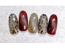 ネイルアンドまつげ リュフェール 五反田(Nail Lufaire)/レオパードネイル