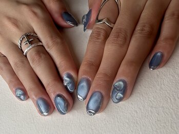 ジュイール ネイル 千葉店(Jouir nail)/爽やかブルーマグ