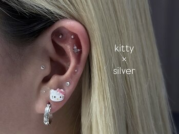 ブルー(BLUE)/耳ツボジュエリー★design¥4,000