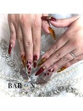 バロン 町田店(BARON)/べっ甲ハートネイル♪