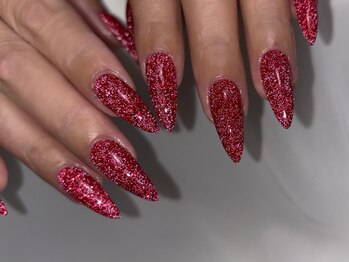 ホランイネイル(HORANGI NAIL)/フラッシュネイル＋長さだし