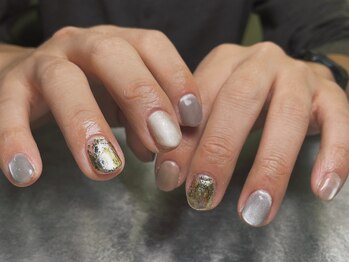 オムネイル 渋谷(HOMME NAIL)/マグネットネイル ¥7.100