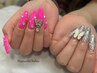 人気No.3 ロング長さだし10本（Gel-X）×好き色みつけるワンカラー1600色