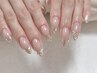 【HAND】キラキラうっとり♪ガラスフレンチ　￥8800⇒