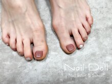 ネイルドール(Nail Doll)/フット　お持込アートニュアンス