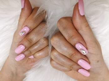 キキネイル たまプラーザ店(kikinail)/春色ワンカラーネイル