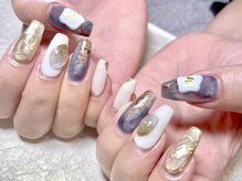 ネイルマジック 仙台一番町店(NAIL MAJIC)/シーリング×ニュアンスネイル