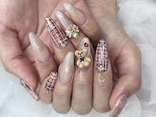 ビジュティエール(Bijoutier)/ツイードネイル