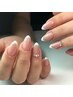 ジェルネイル｜フレンチorグラデ（カラーベース）｜¥8000