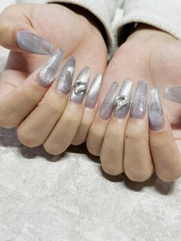 ビーカラフル 渋谷店(Becolorful)の写真/【スカルプ150分コース¥14990】デザインもフォルムもカワイイ♪あなたの好きなデザインがきっと見つかる♪