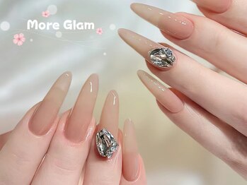 モアグラム 池袋東口店(More Glam)/春夏/ワンカラー/チップ/桜