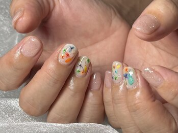 ネイルゴーゴー(NAIL55)/定額デザイン☆ドライフラワー