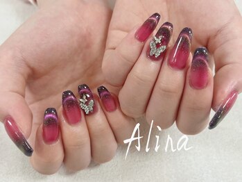 エリナネイルサロン池袋(Alina Nail Salon)/スカルプ/マグネットフレンチ