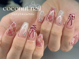 バレンタインデーネイル