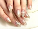 ミルクティーnail/クロスアート