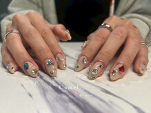 キャメル つくば(Camel.)/宝石ネイル