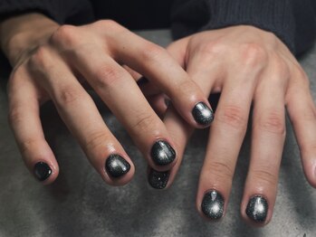 オムネイル 渋谷(HOMME NAIL)/マグネットネイル ¥6.600