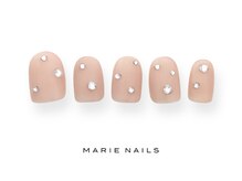マリーネイルズ 近鉄あべのハルカス店(MARIE NAILS)/新規様6000円 シンプル 0818b