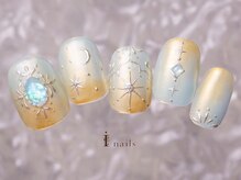 アイネイルズ 町田店(I nails)/手書きジュエリーネイル11500円