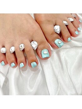 サロンシュシュ(salon Chou Chou)/フットオーロラネイル