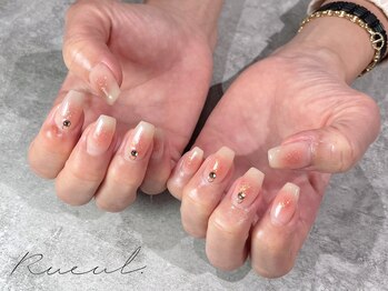リュール(Rueul.)/チークネイル*パラジェル使用