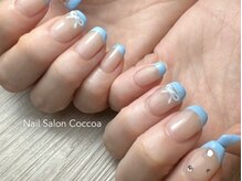 コッコア(Coccoa)/アイスブルー　フレンチ