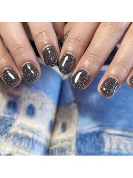 プリュネ(Prune)/フラッシュ/ブラック/キラキラ